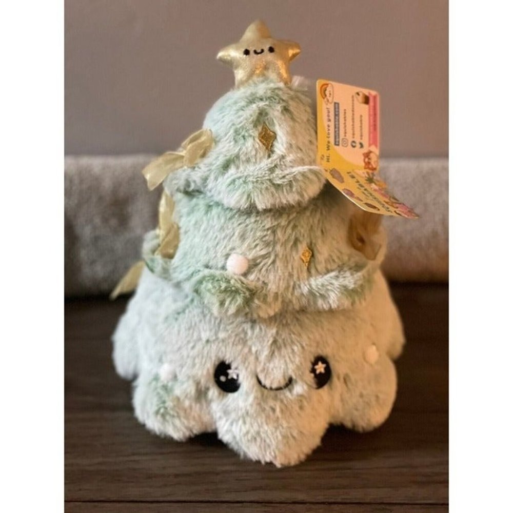 Squishable Flocked Christmas Stuffed Xmas Tree Stuffed Animal Plush Toy